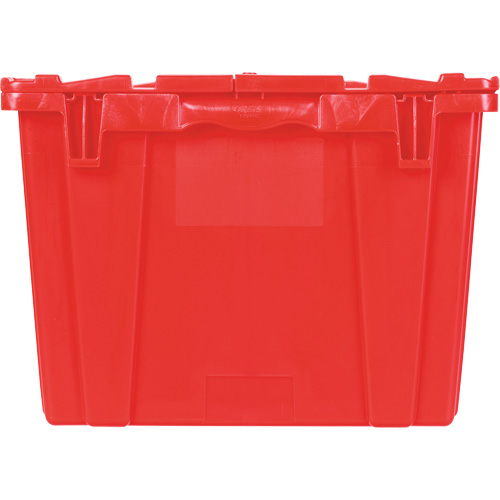FP243C FliPak Nestable Tote, 26.9" x 16.9" x 12.1", Red Action Paper