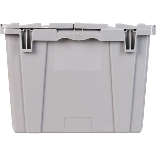FP243C FliPak Nestable Tote, 26.9" x 16.9" x 12.1", Grey Action Paper
