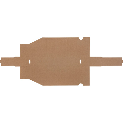 Deep Corrugated Parts Bins, 1-15/16" W x 11-1/4" D x 4-1/2" H, Beige Action Paper