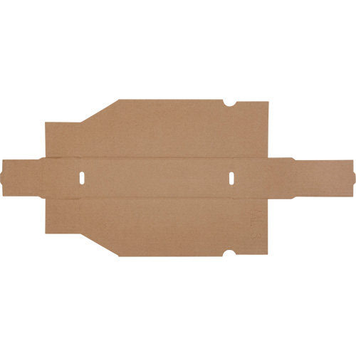 Boîtes profondes en carton ondul&eacute;, 2-7/8" la x 11-1/4" p x 4-1/2" h, Beige Action Paper