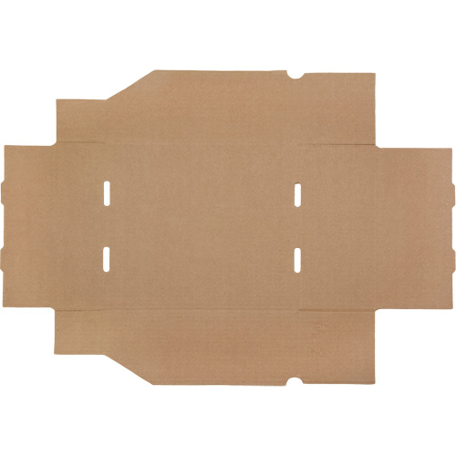 Deep Corrugated Parts Bins, 11-3/4" W x 11-1/4" D x 4-1/2" H, Beige Action Paper