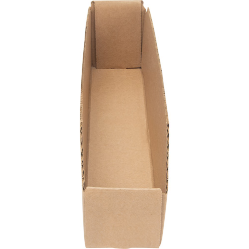 Deep Corrugated Parts Bins, 1-7/8" W x 17-1/8" D x 4-1/2" H, Beige Action Paper
