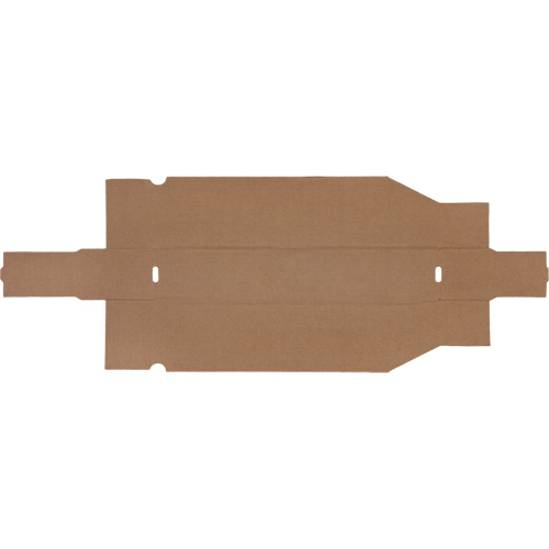Deep Corrugated Parts Bins, 1-7/8" W x 17-1/8" D x 4-1/2" H, Beige Action Paper