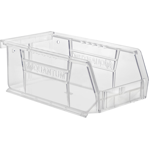 Bacs tr&egrave;s transparents Ultra, 4-1/8" la, 3" h x 7-3/8" p, Transparent Action Paper