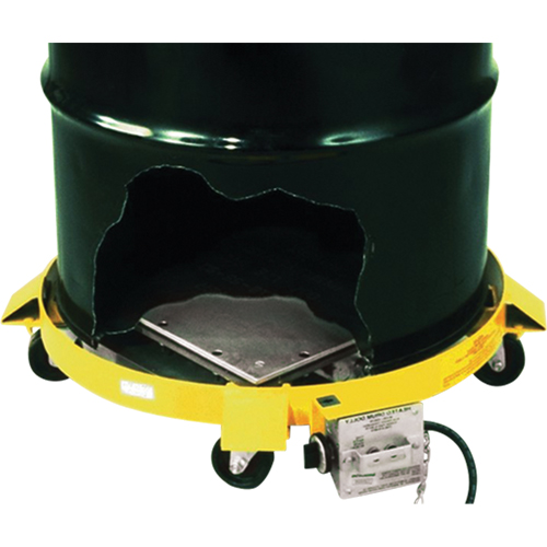 Heated Drum Dolly Action Paper