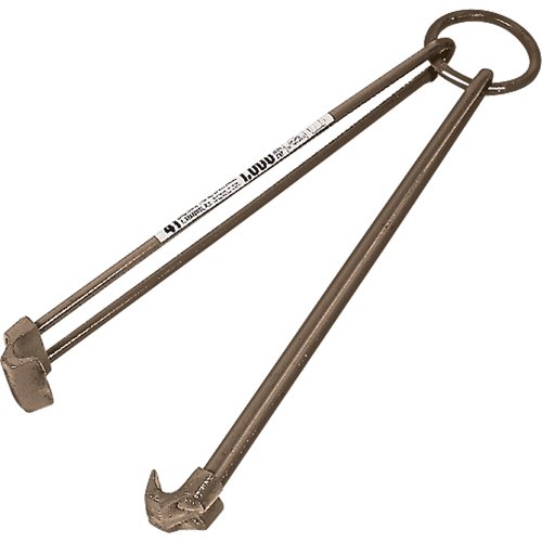 Horizontal Drum Lifting Hooks, 55 US gal. (45 Imperial Gal.), 1000 lbs./454 kg Cap. Action Paper