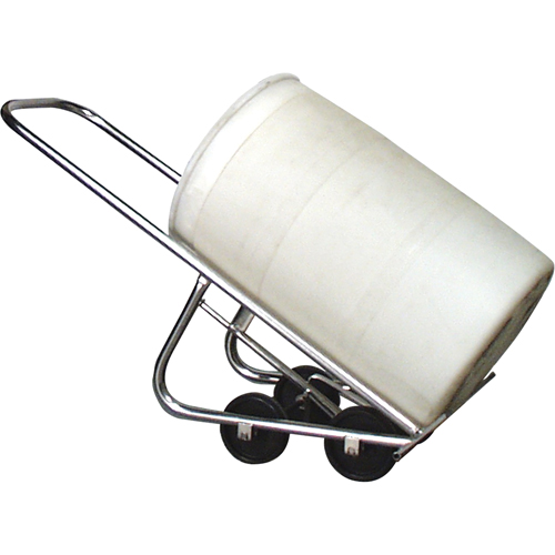 Diables pour baril &agrave; usage multiple, Fabriqu&eacute; en Acier inoxydable, 25 - 55 gal. US (20 - 45 gal. imp.) Action Paper