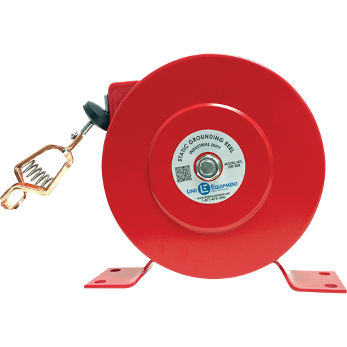 Retractable Grounding Wires, 50' Length, Light-Duty Action Paper