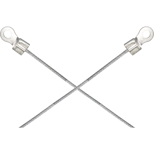 Assemblages l&eacute;gers de cables de masse et de mise &agrave; la terre - Deux raccordements a/borne d'extr&eacute;mit&eacute; de 1/4" Action Paper