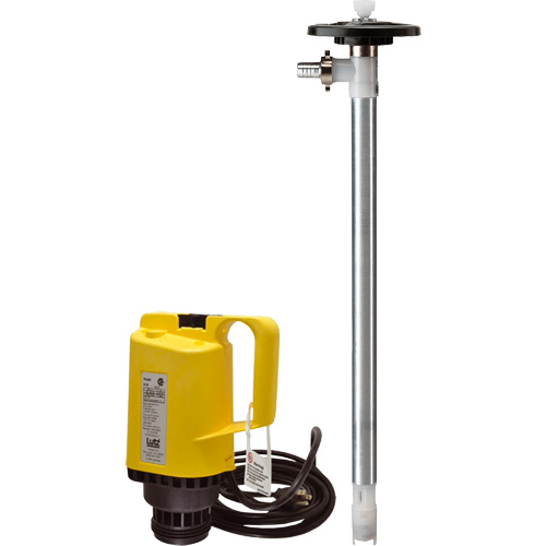 Electric Drum Pumps, Aluminum, 54.5 GPM Action Paper
