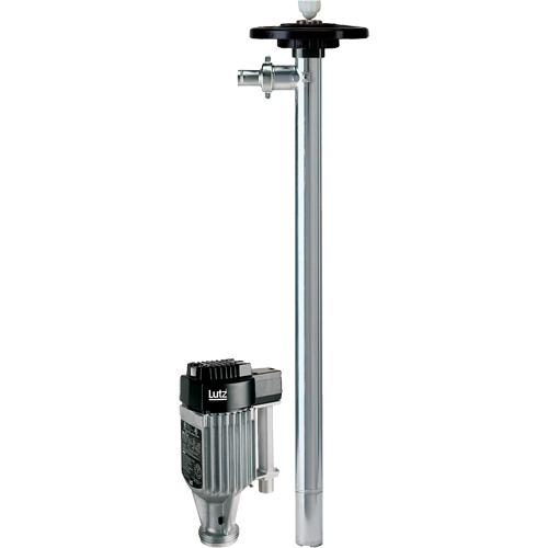 Pompes &agrave; tambour &eacute;lectriques, Acier inoxydable, 27 gal./min Action Paper