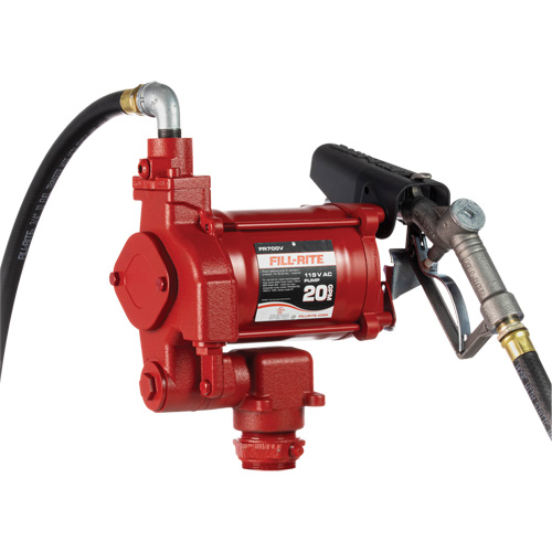 AC Utility Rotary Vane Pumps with Nozzle, 115 V, 20 GPM Action Paper