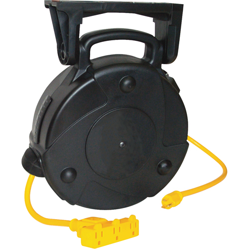 Industrial Cord Reels, 50', SJTW, 14/3 Gauge, 13 A Action Paper