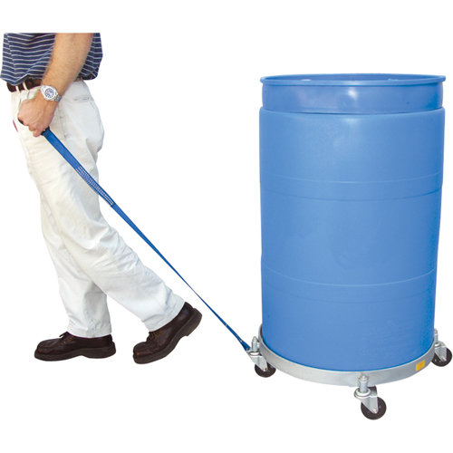 Multi-Tier Drum Dollies, Steel, 900 lbs. Capacity, 23-1/2" Diameter, Rubber Casters Action Paper