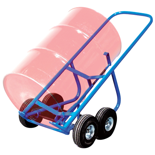 Diable &agrave; barils pour terrain accident&eacute;, Fabriqu&eacute; en Acier, 30 - 85 gal. US (25 - 70,8 gal. imp.) Action Paper