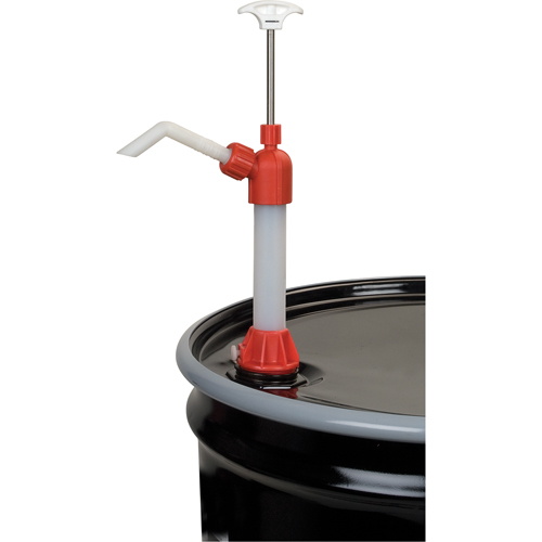Pull Type Drum Pump, Fits 15 - 55 Gal., 14 oz./Stroke Action Paper