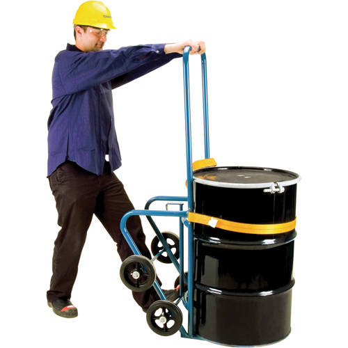All-In-One Drum Trucks, Steel Construction, 25 - 55 US Gal. (20 - 45 Imperial Gal.) Action Paper