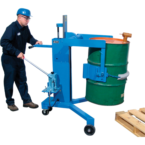 Tilt & Pour Drum Palletisers, 55 US gal. (45 Imperial Gal.) Action Paper