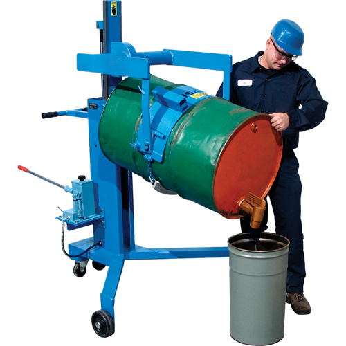 Tilt & Pour Drum Palletisers, 55 US gal. (45 Imperial Gal.) Action Paper
