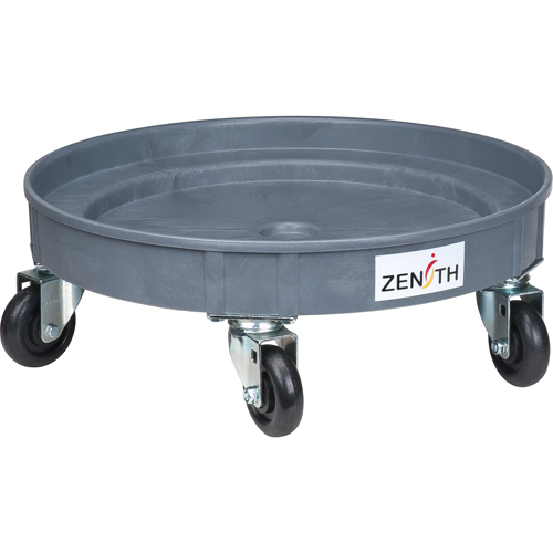 Socle roulant pour baril de confinement des fuites, 24.25" dia. X 8,625" H, Cap. de d&eacute;versement 1,5 gal. US Action Paper