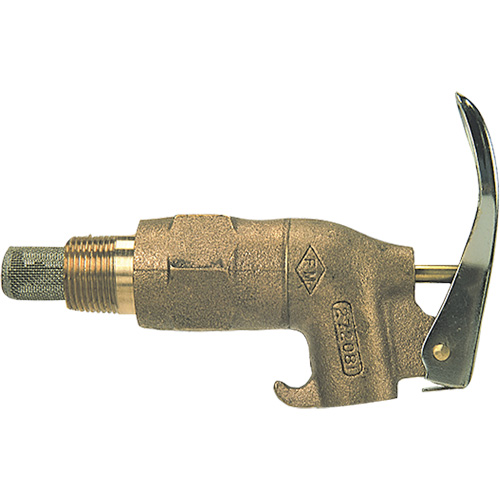 Heavy-Duty Drum Faucet, Brass, 3/4" NPT Inlet Action Paper