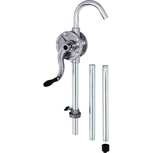 Rotary Drum Pump, Aluminum, Fits 5-55 Gal., 9.5 oz./Stroke Action Paper
