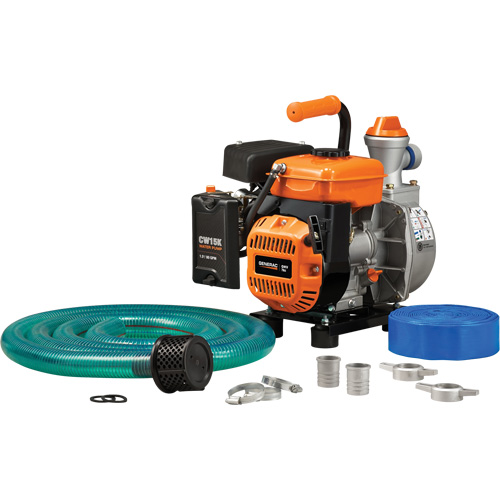 Clean Water Pump Kit, 80 GPM, 79 cc, 4 Cycle OHV Action Paper