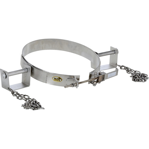Tilting Drum Ring, 30 US Gal. (24.98 Imperial Gal.) Drum Size, 1200 lbs./544 kg Cap. Action Paper