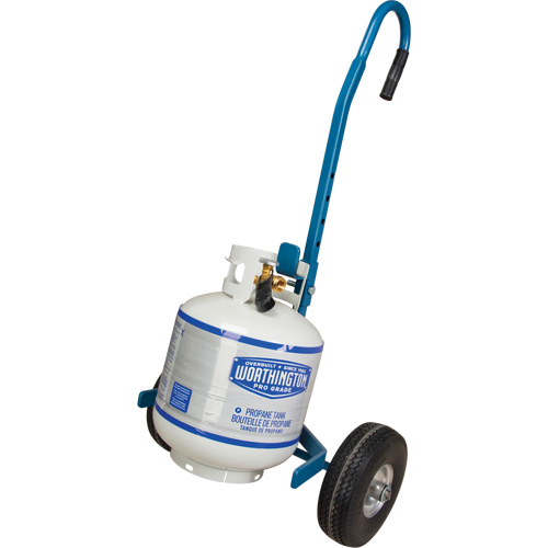 Cylinder Cart, Flat-Free Wheels, 15-1/2" W x 14-1/4" L Base, 600 lbs. Action Paper