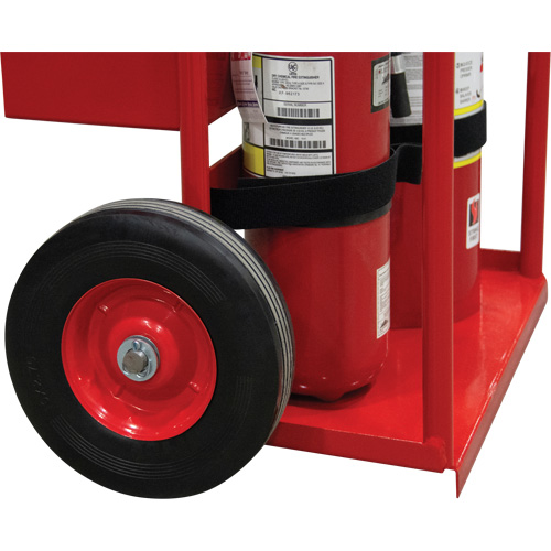 Chariot de prevention d'incendie pour travaux &agrave; chaud, Roues Semi-pneumatique, Base de 17,75" la x 8,9" lo, 100 lb Action Paper