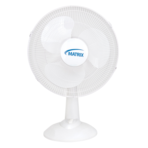 Ventilateur oscillant &agrave; boutons-poussoirs pour bureau, Diam&egrave;tre 16", 3 vitesses Action Paper