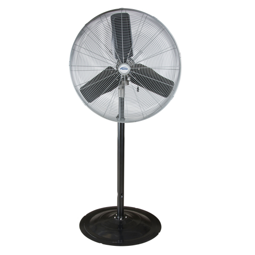 Waterproof Motor & Oscillating Pedestal Fan, Heavy-Duty, 3 Speed, 30" Diameter Action Paper
