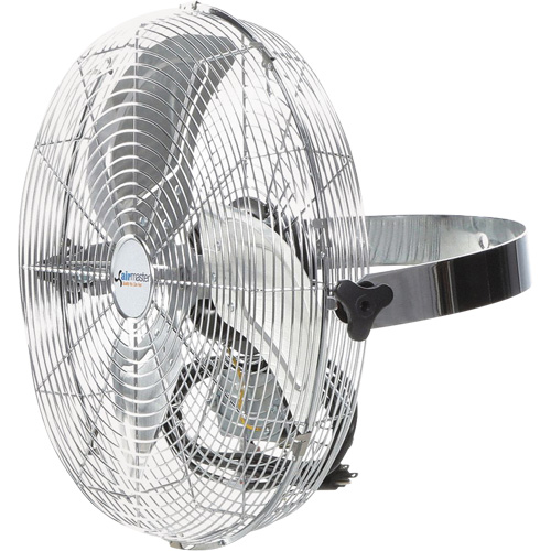 Wall-Mounted Air Circulator, Commercial, 3 Speed, 18" Diameter Action Paper