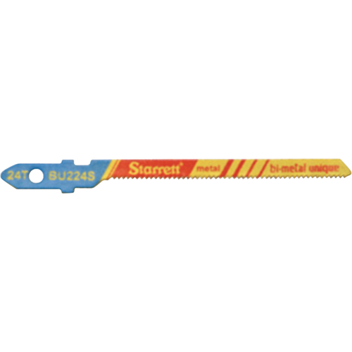 Lames pour scie sauteuse Unified Shank, Bim&eacute;tal, 2" lo, 24 dents par pouce Action Paper