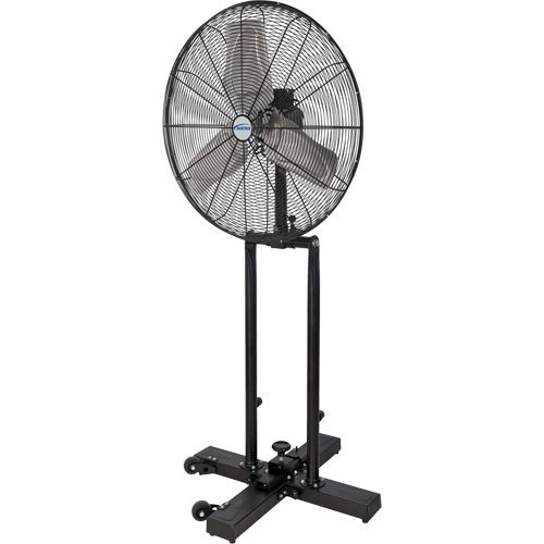 Foldable Pedestal Fan, Industrial, 3 Speed, 24" Diameter Action Paper