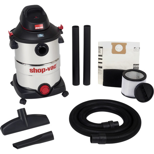Aspirateur pour atelier SVX2, Secs-humides, 5,5 CV, 12 gal. US (45,4 litres) Action Paper
