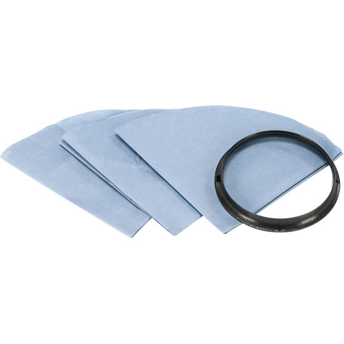 Filtre pour aspirateur sec r&eacute;utilisable avec anneau de montage Action Paper