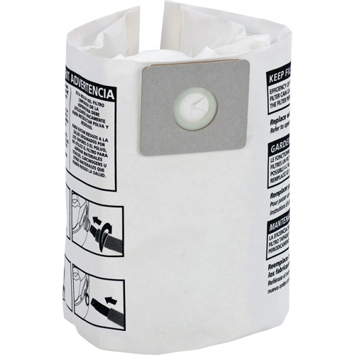 Disposable Dry Filter Bags, 4 US gal. Action Paper