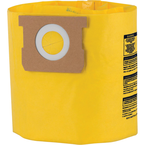 Sacs filtrants jetables &agrave; haute efficacit&eacute; de type D, 4 gal. US Action Paper