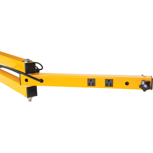 Bras verrouillables double 180 avec deux r&eacute;ceptacles Action Paper