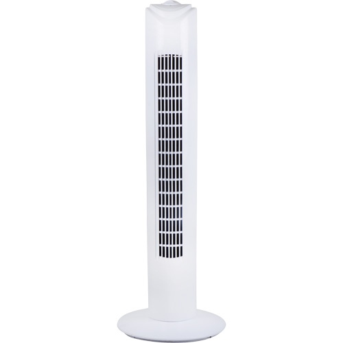 32" Tower Fan with Oscillation, Commercial, 3 Speed, 32" Diameter Action Paper