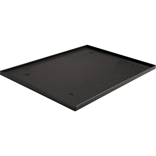 Locker Base Insert, Fits Locker Size 12" x 18", Black, Plastic Action Paper