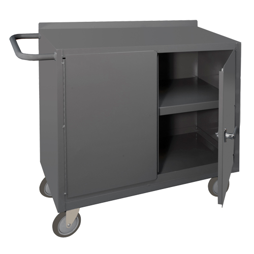 Mobile Workbench Cabinet, Steel Surface Action Paper