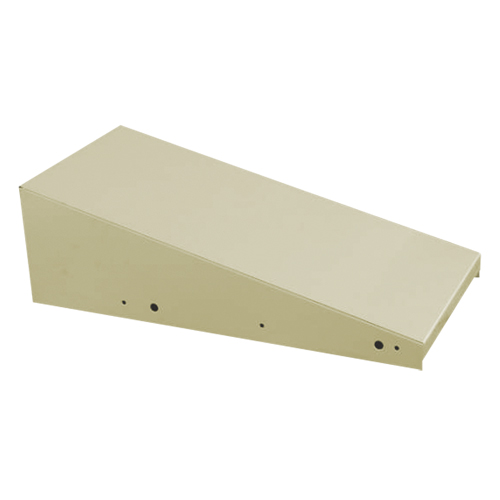 Clean Line Economy Lockers Slope Top, 1 Bank, 18" D x 12" W x 6" H, Beige, Steel Action Paper