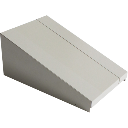 All-Welded Concorde - Heavy-Duty Lockers Sloping Top, 1 Bank, 18" D x 12" W x 6" H, Grey, Steel Action Paper