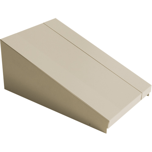 All-Welded Concorde - Heavy-Duty Lockers Sloping Top, 1 Bank, 18" D x 12" W x 6" H, Beige, Steel Action Paper