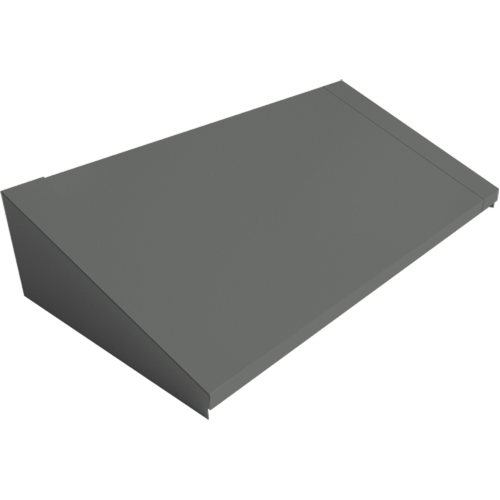 All-Welded Concorde - Heavy-Duty Lockers Sloping Top, 3 Bank, 18" D x 36" W x 6" H, Steel Action Paper