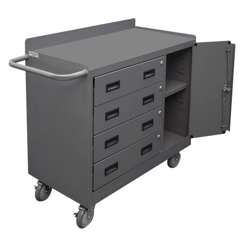Armoire d'&eacute;tabli mobile, Acier Surface Action Paper