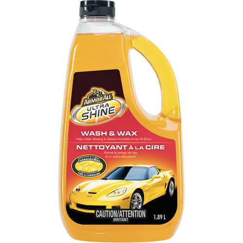 Ultra Shine Wash & Wax, 1.89 L, Jug Action Paper
