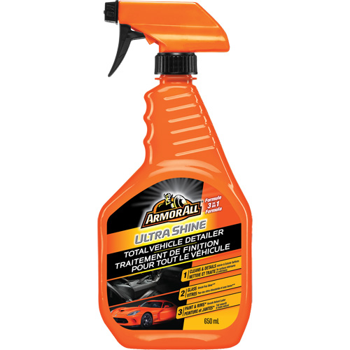 Ultra Shine Total Vehicle Detailer, 650 ml, Trigger Bottle Action Paper